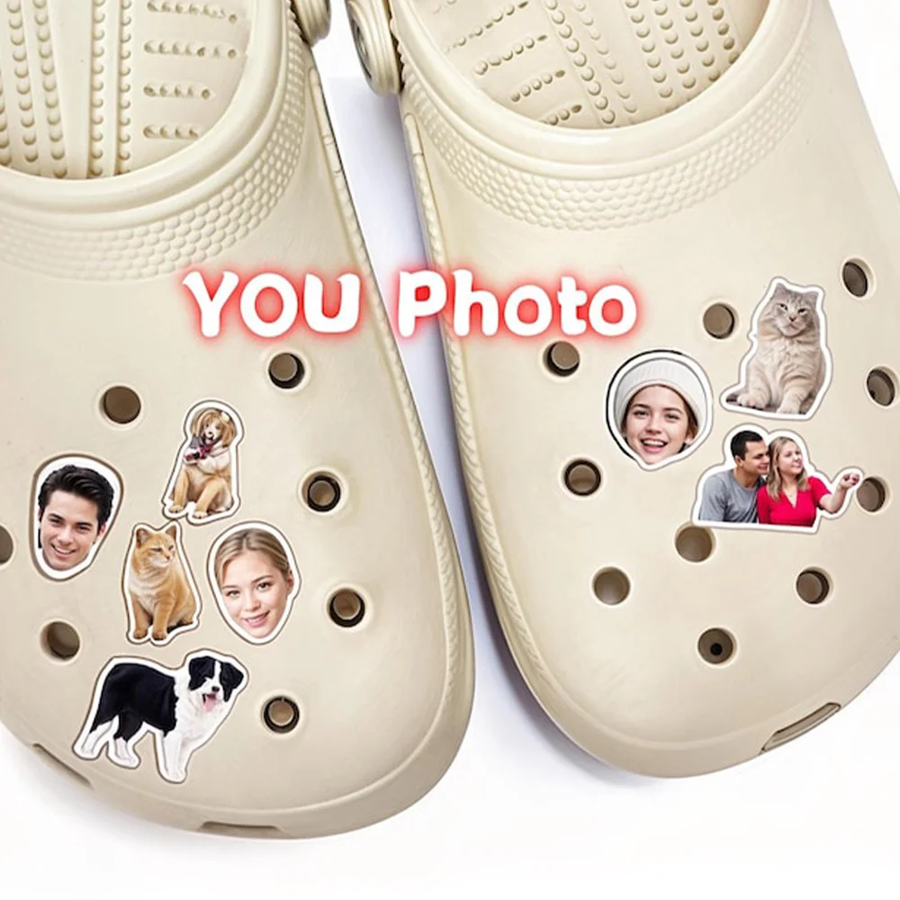 1pc Custom crocs shoe accessory - personalized image design, suitable for everyday use, and also a beautiful gift. view 4