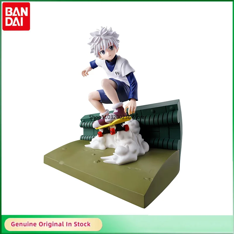 BANDAI Original HUNTER×HUNTER Memorable Saga Special Killua Zoldyck Action Figure Collectible Model Toys for Boys