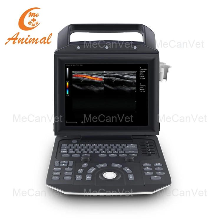 Mecanmed Veterinary Device Color Doppler Ultrasound Scanner Portable Pet Ultrasound Machine