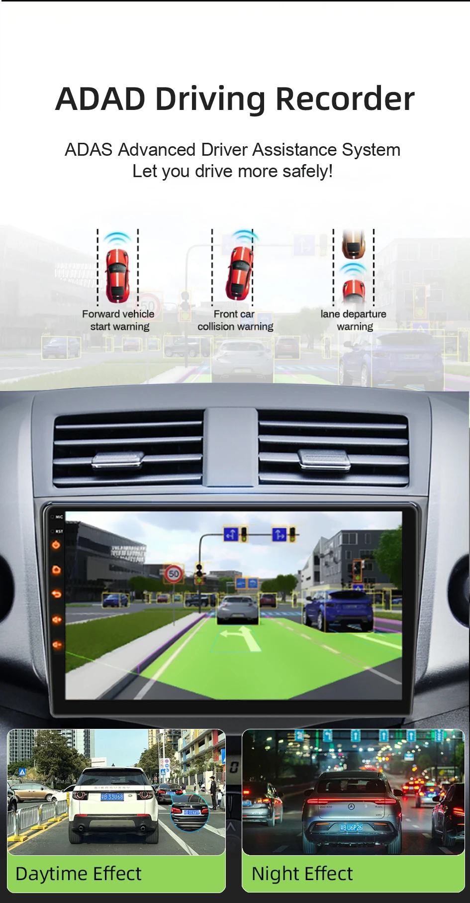 2026 Neues 2-Din-Autoradio, Snapdragon Android 15, unterstützt CarPlay und Android Auto, geeignet für Toyota RAV4 Rav 4 2005–2013 – Detail 19