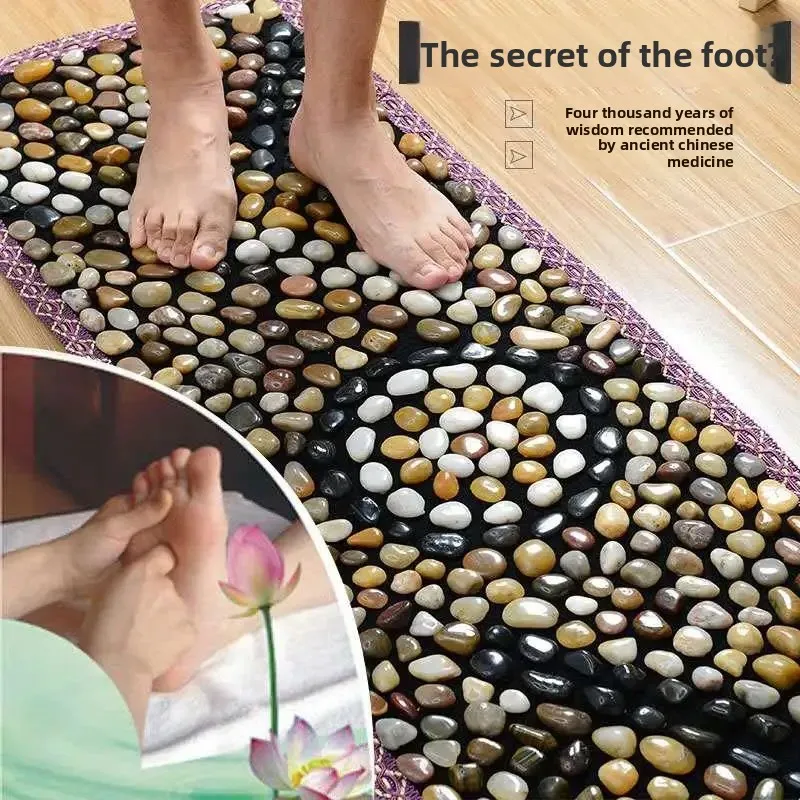 Massage walking blanket pebble massage foot pad plantar acupoints health care foot therapy