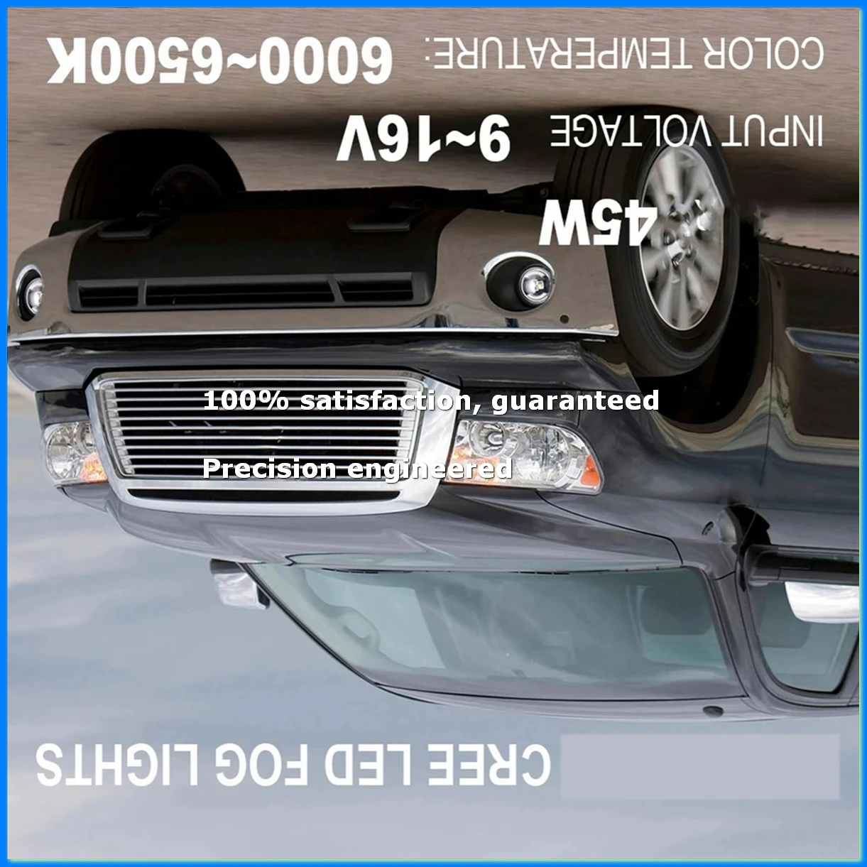 Newest 45w LED Fog Lights with Hole DRL for 2007-2013 Sequoia 08-11 Driving Lamps Assembly Fog Lamp-A68X