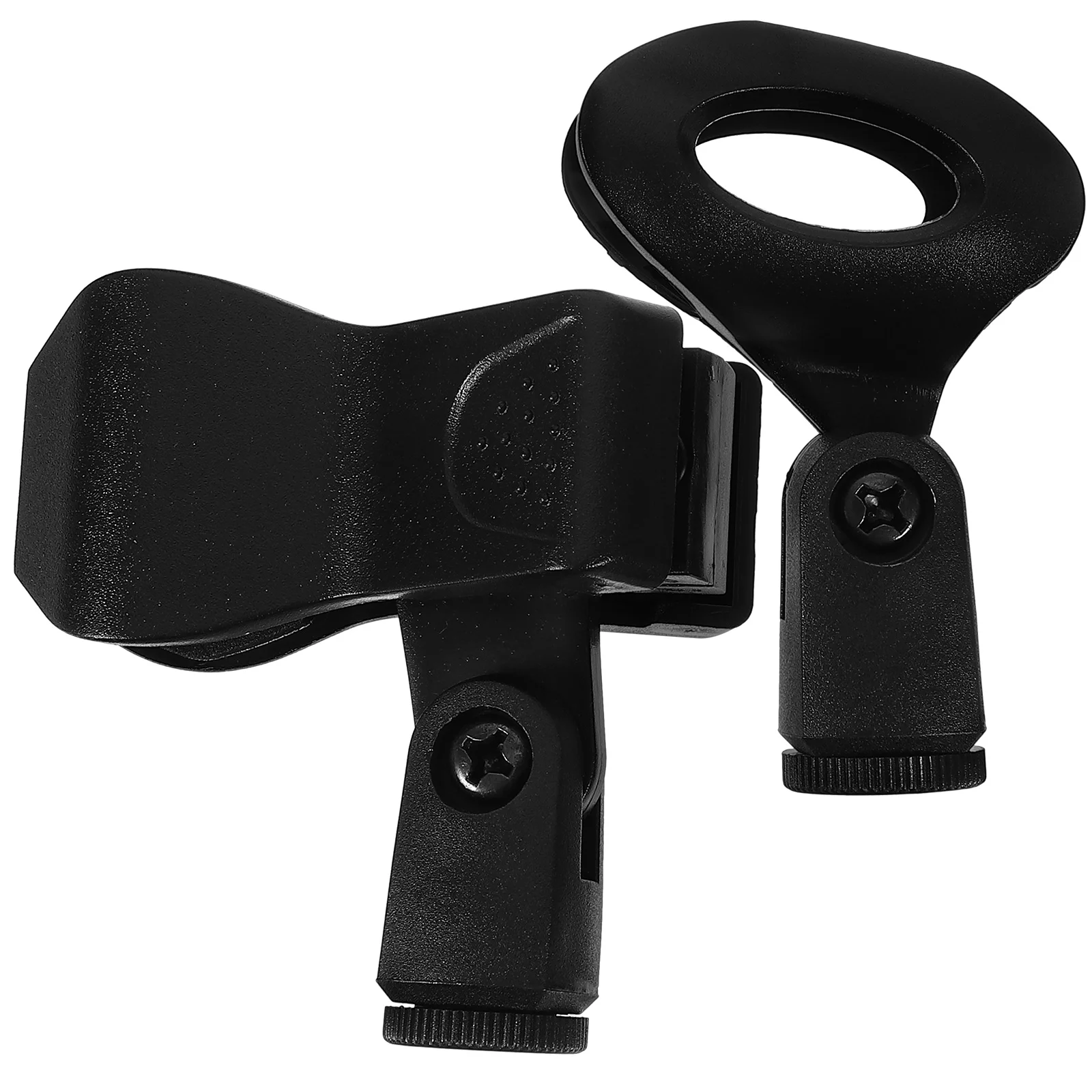 

2pcs Spring Clip for Microphone Universal Mic Stand Clip Plastic Mic Holder Construction Lightweight Design