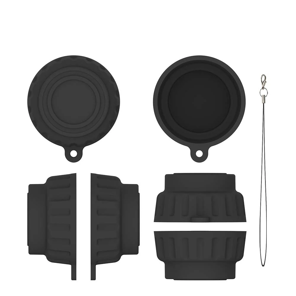 Silicone Lens Cover for LUNA STORYTIME Projector Shockproof Anti-fall Protective Lens Cap Soft Dustproof Lens Protector Black