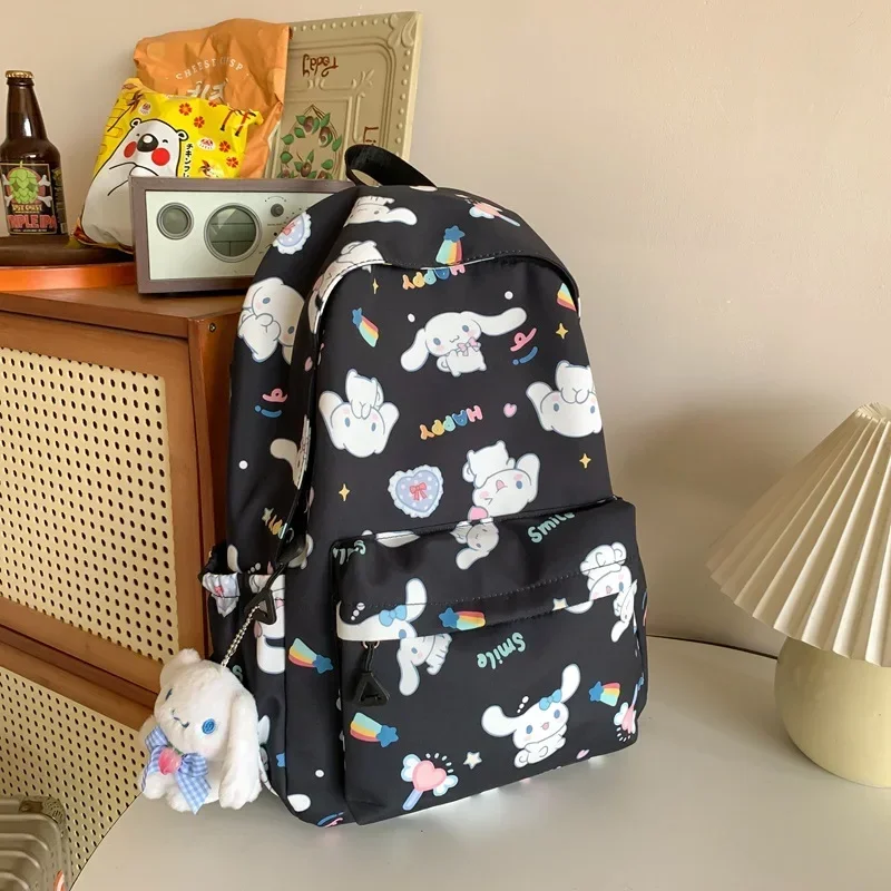 Sanrio hello kitty Backpack Travel Backpack Female Junior High School Student Schoolbag kuromi Japanese Handbag shoulder bag