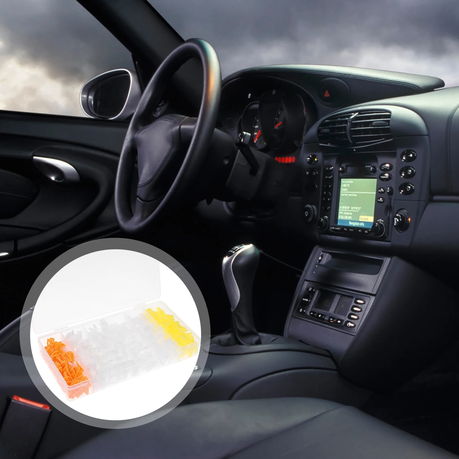 

270pcs Dashboard Styling Retainer Door Trim Panel Abs Dvd Center Console Body Trim Reliable Easy Install Long
