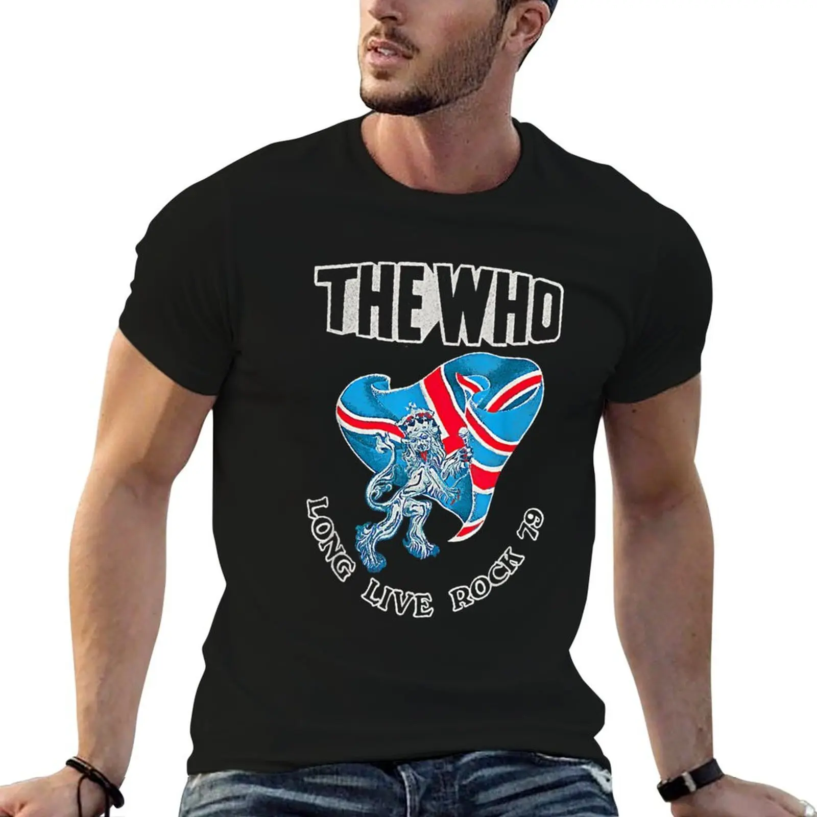 

The Who Official Long Live Rock 79 T-Shirt man graphic t shirt graphic t shirts for man anime t shirts oversize T-shirt