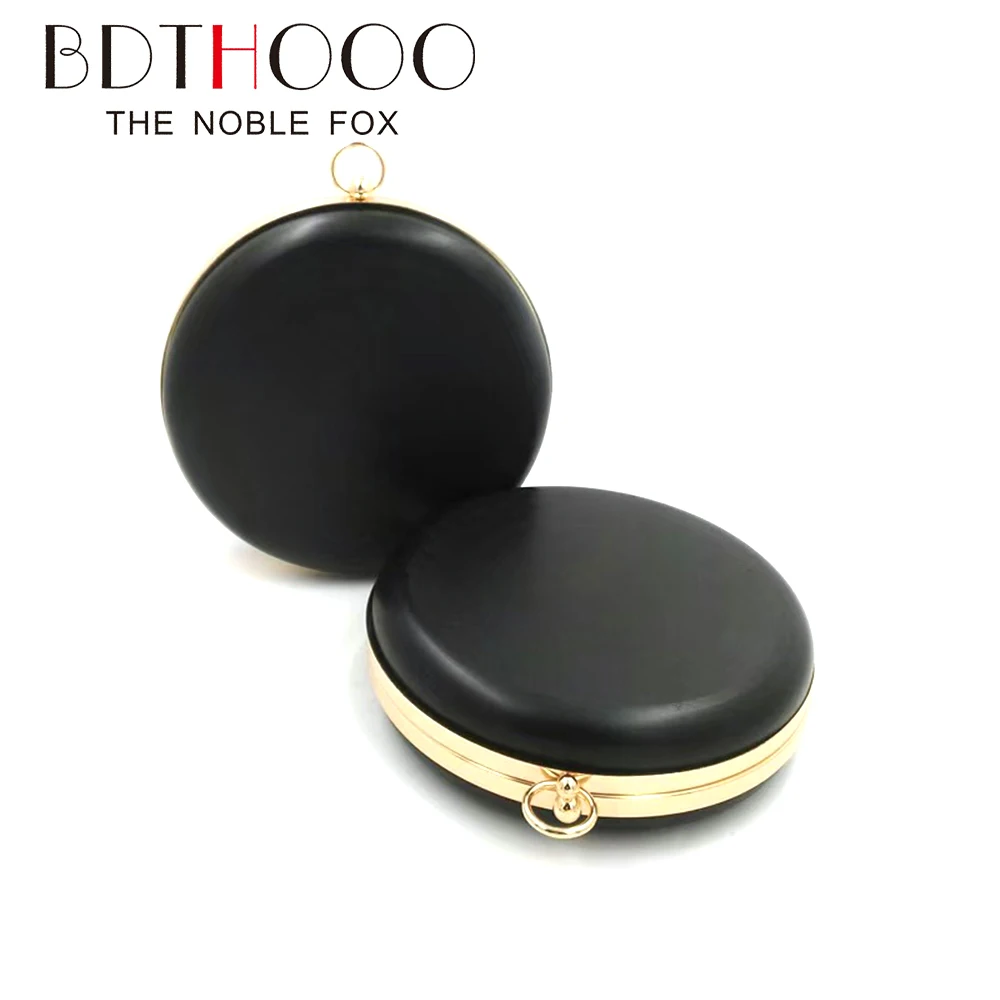 

18cm Metal Clasps Dinner Round Box Purses Frame Handles for DIY Handbags Kiss Twisted Lock Buckle Tone Bag Accessories