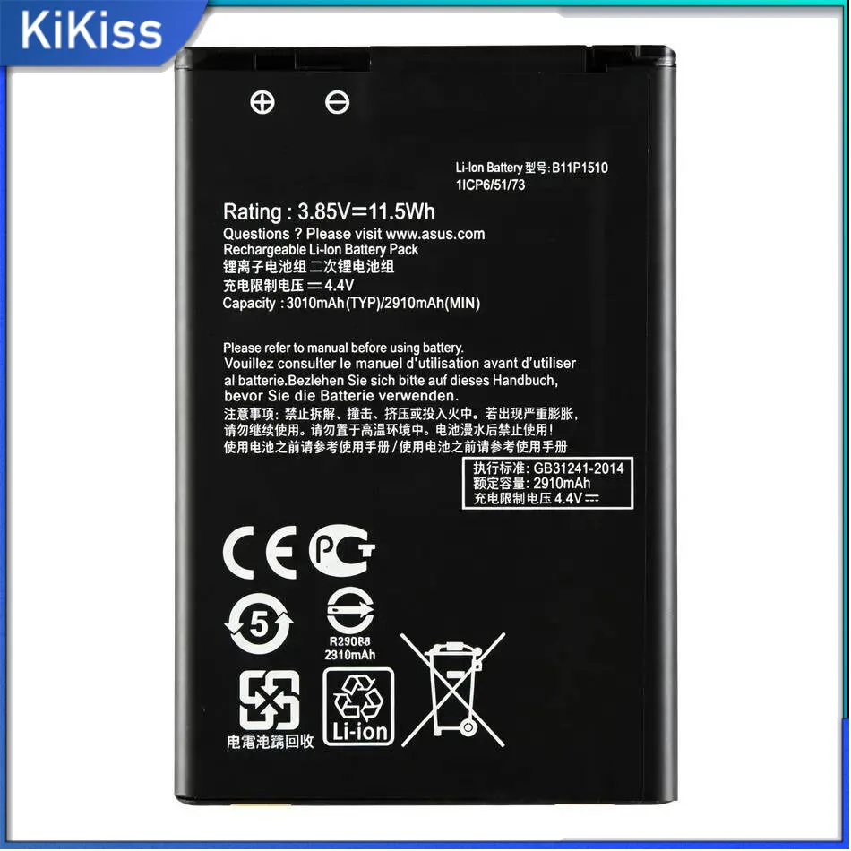 

For Asus Zenfone GO TV ZB551KL X013DB 3010Mah Reliable Power High-Efficiency B11P1510 Mobile Phone Battery