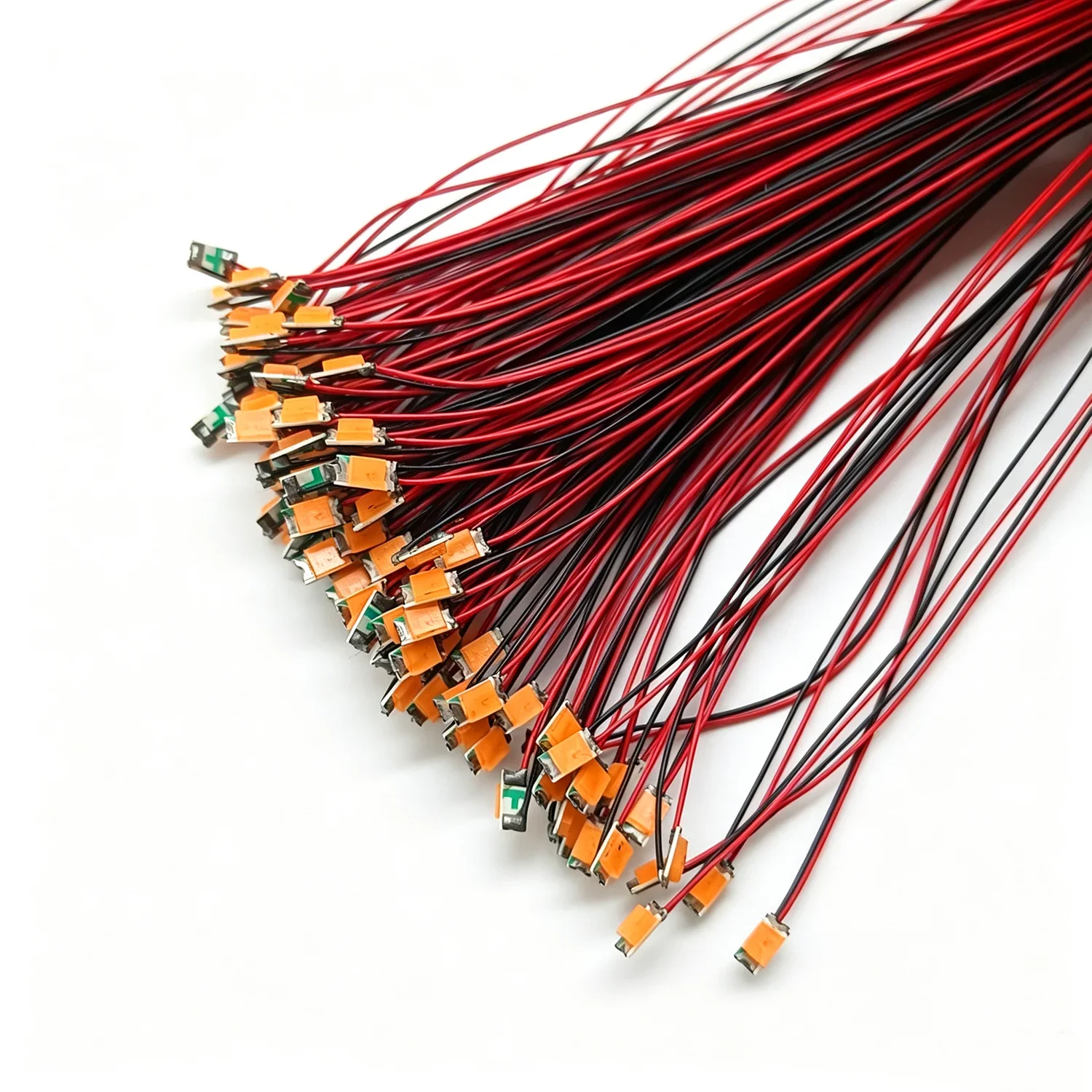 9 colors x 90 pieces 0402 0603 1206 0805 each 10 DIY patch light strip with wire LED pre-soldered chips with wire 3V lead 30cm