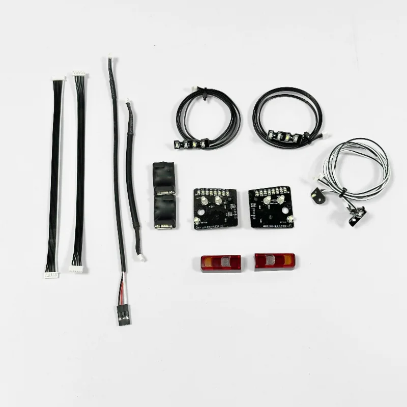 مجموعة أضواء LED متدفقة لشاحنة تاميا RC بمقياس 1/14 طراز بنز أكتروس أروكس، أضواء تشغيل، مصابيح أمامية، أضواء تحديد الموضع، قطع ترقية