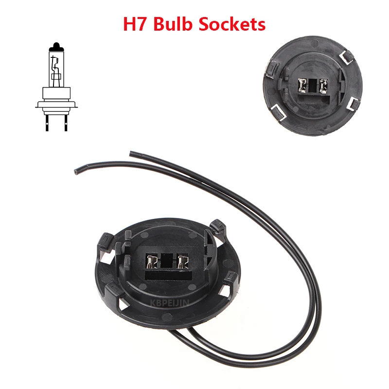 1x For Kia Soul Sorento K3 K4 K5 Hyundai Mistra H7 Bulb Holder Headlight Socket Adapter Connector Accessories