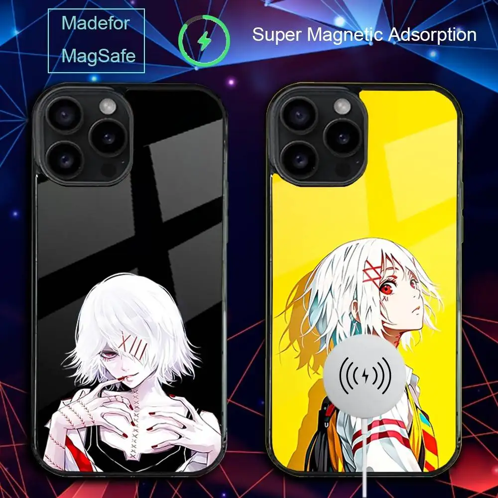 

S-Suzuya Anime J-Juuzou Phone Case For iPhone 17,16,15,14,13,12,11,Pro,Max,Plus,Mini,SE4,E Magnetic Magsafe Wireless Charging