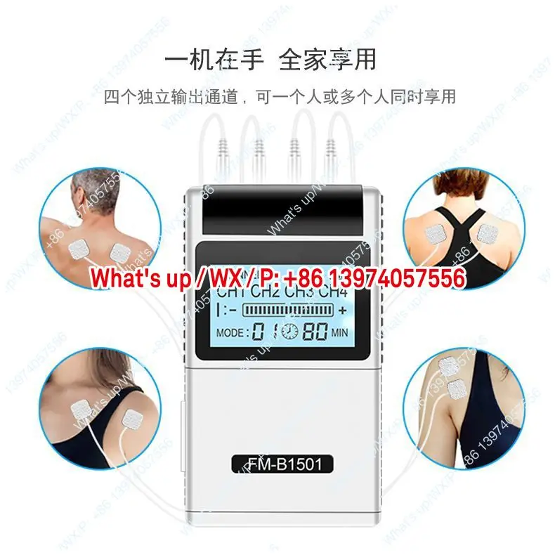 Meridian therapy device 36 mode massage device Cross border low-frequency EMS pulse massager device 8 patches
