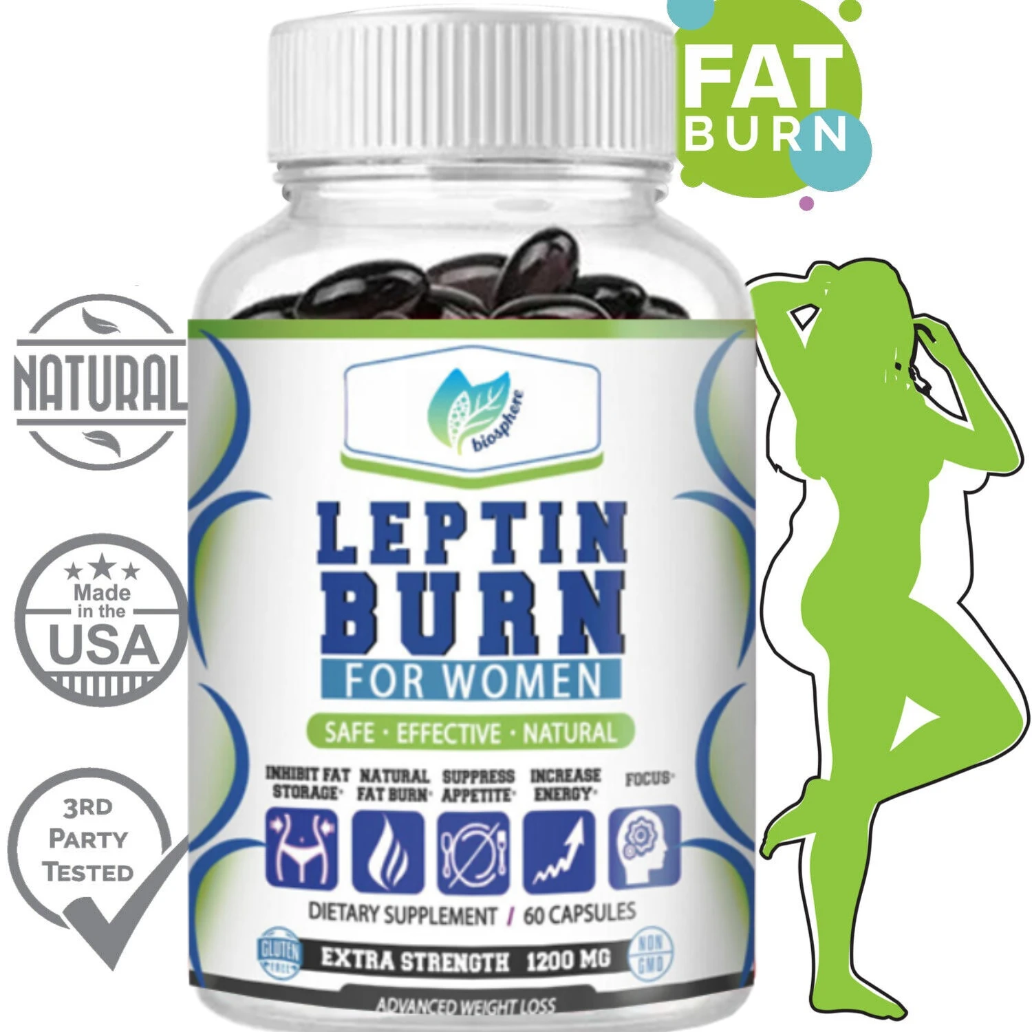 Leptin Burn, Diet Pills That Work Fast for Women, Appetite Suppressant
