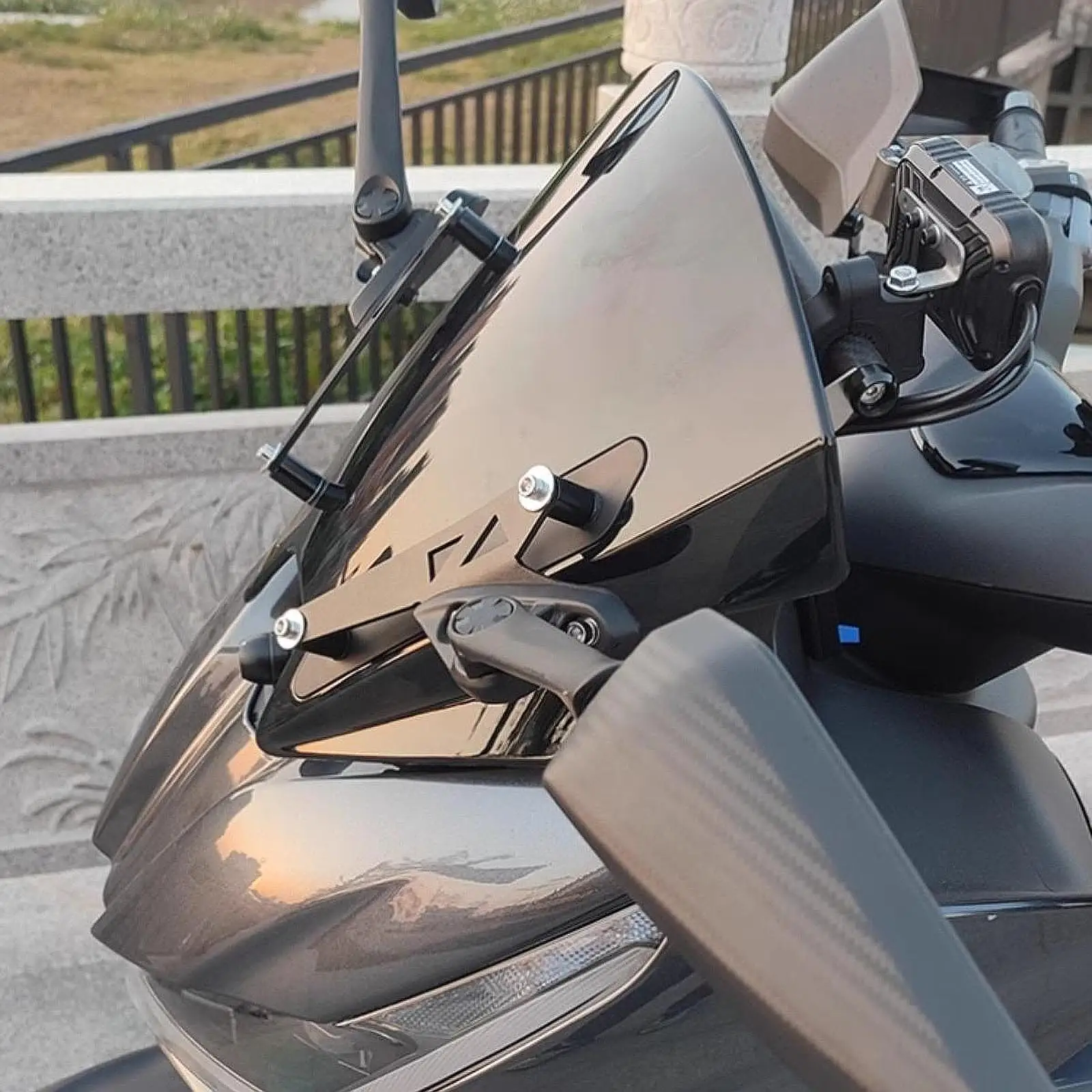 

2x кронштейны для зеркал заднего вида для мотоцикла, складные держатели для зеркал вперед