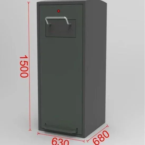 Smart trash can Outdoor solar trash can Photovoltaic compressed stainless steel Multi-classification removable