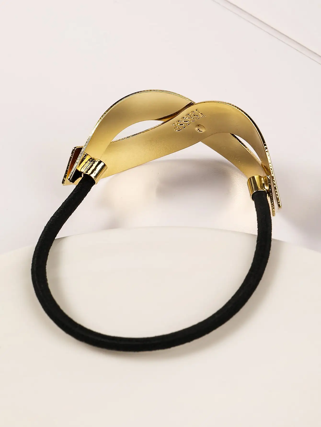 1Pcs Hair Bands Thick Elastic Hair Rope Ties,Metallic Hair Ring Headwear Gold Ponytail Hair Holder Accessories Jewelry for Women