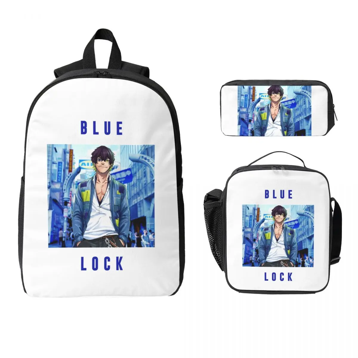 

Oliver Aiku Backpack Student Boys Girls BookBag School Bag Computer Shoulder Bags 3ps Insulated Lunch Bag Pencil Case