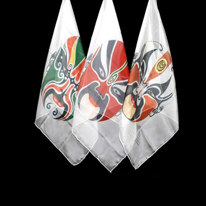 1Pcs 45*45cm Professional Magic Silk Scarf Scarf Magic Tricks Close Up Street Stage Magic Prop Accessories Magicians Gimmick