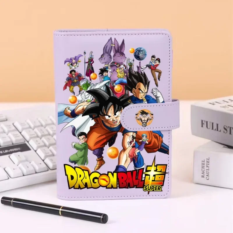 Dragon Ball Cute Anime Peripheral Goku Super Saiyan Portable Notebook Loose-leaf Diary Learning Stationery Gift Wholesale