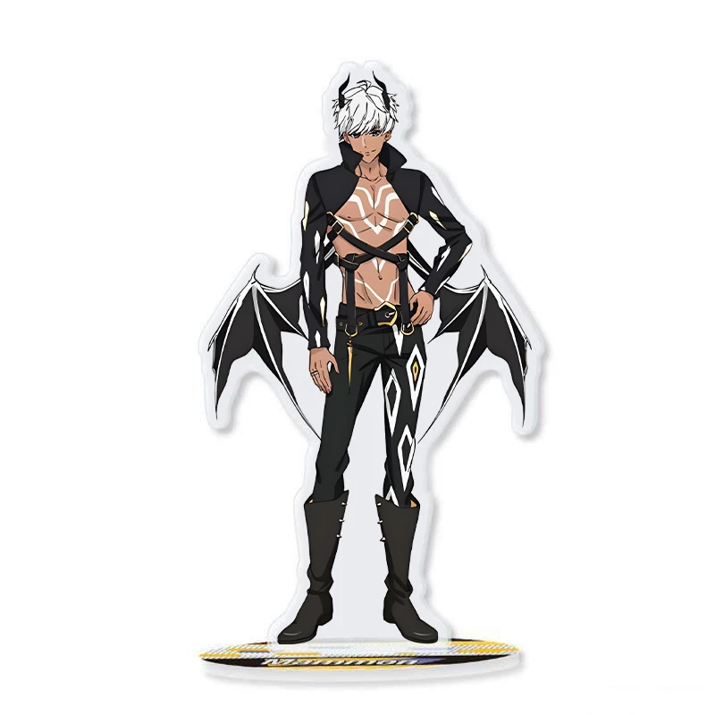 Guo Xiao Luo Anime Peripheral Store Obey Me! Asmodeus Lucifer Mammon Leviathan Satan HD Characters Acrylic Stand Desktop Decor