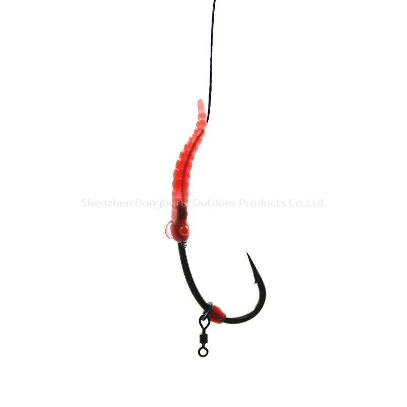 20 Stück Karpfenangel-Zubehör: Rote Wurmmarkierer, Haken-Kickers, D-Rig-Kicker, Aligner-Hülsen für Karpfen-Rig-Ausrüstung – Detail 8