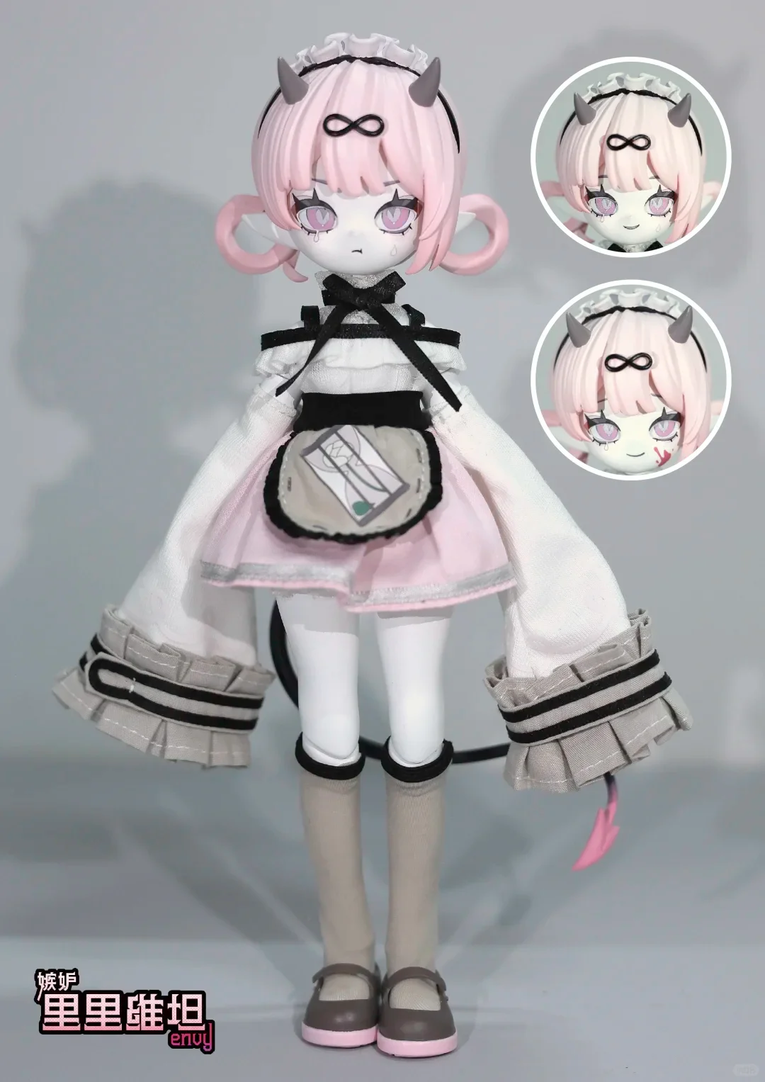 Pre-ขาย Cooze Devil'S Horns Series 1/8 Bjd กล่องตาบอดเคลื่อนย้ายได้ตุ๊กตาเครื่องประดับประณีตของเล่น Joint Mobility สร้างสรรค์เด็กของขวัญ