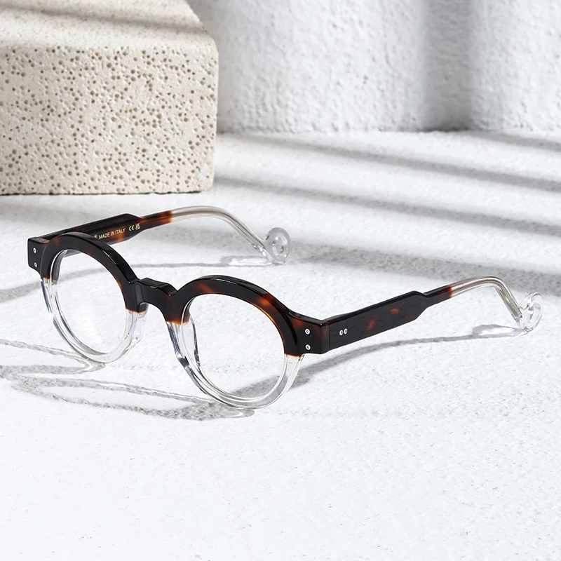 

2026 Brand Vintage Optical Glasses Frame for Men Women Acetate High Quality Anti Blue Light Computer Eyeglass Frames 2586