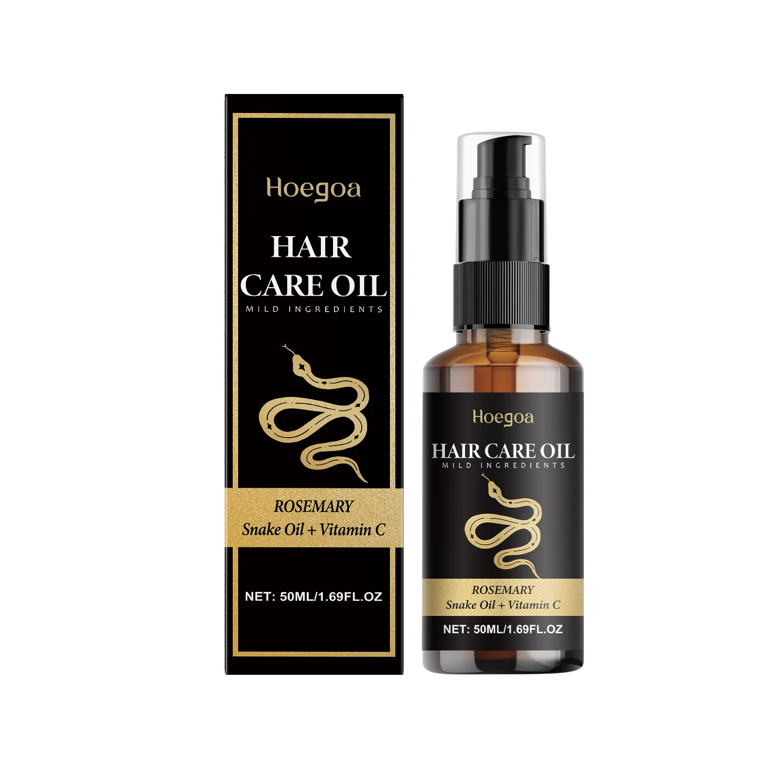 

Hoegoa Hair Care Oil Rosemary Gentle Moisturizing Hair Care Soft Nourishing Hydrating Hair Care Essential Oil 1pcs