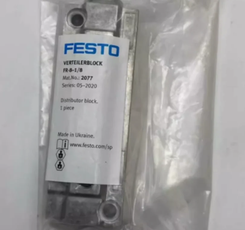 

New original FESTO split the gas block FR-8-1/8 2077 FR-8-1/4 2078 FR-8-1/2 6411 FR-12-M5 4525