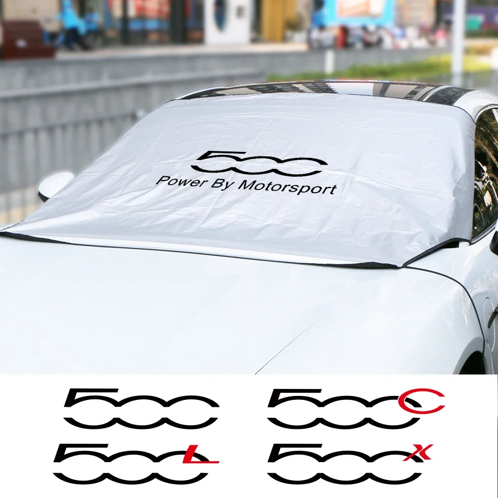 

Car Windshield Sunshade Anti UV Protector For Fiat 500 500C 2012 500X 500L Abarth 695 Snow Ice Dust Block Cover Auto Accessories