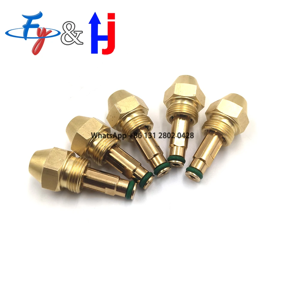 Hot Selling Brass Waste Oil Nozzle Oil Boiler Nozzle Head High Flow Jet Flame Nozzle Siphon Nozzle 0.3mm-4.0mm