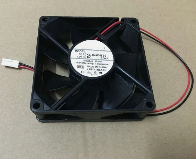 العلامة التجارية الجديدة الأصلي 3110KL-04W-B60 8025 8 سنتيمتر 12 فولت 0.34A مروحة التبريد فائقة الهدوء التسليم السريع