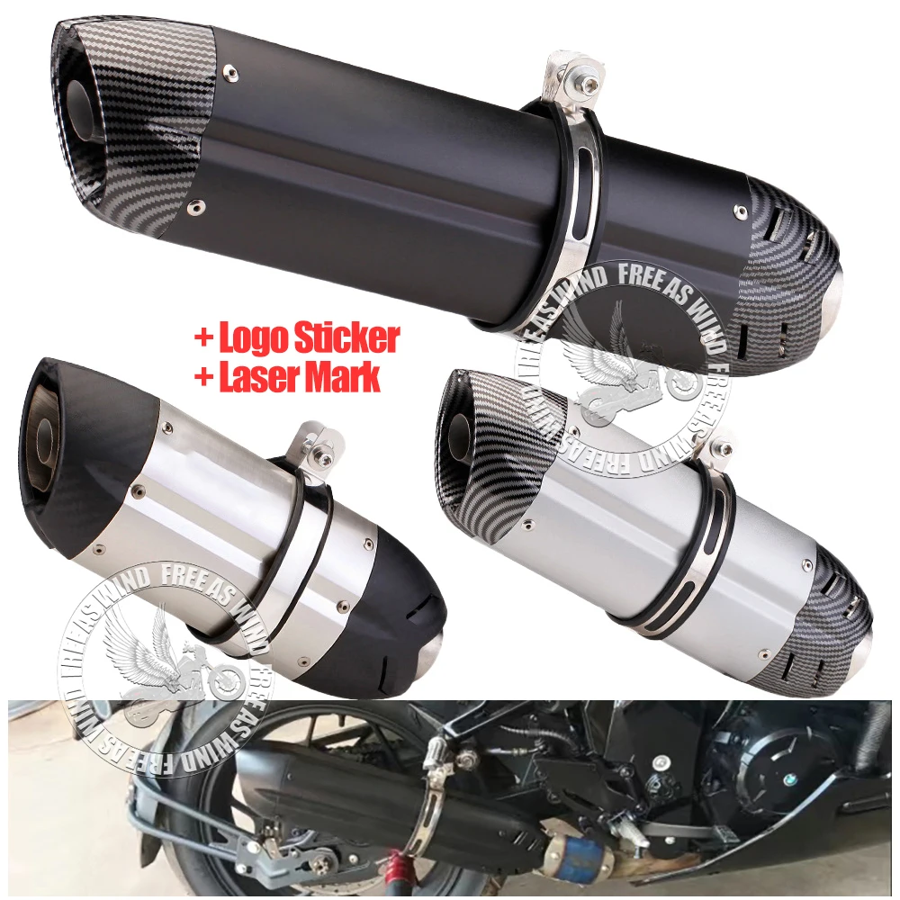 51MM Universal Exhaust Muffler Pipe for miv Z250Z800Z900 R1R3R6R25 MT07 ZX10RZX6R ETC Moto Exhaust Escapes Modified Parts - Image 6
