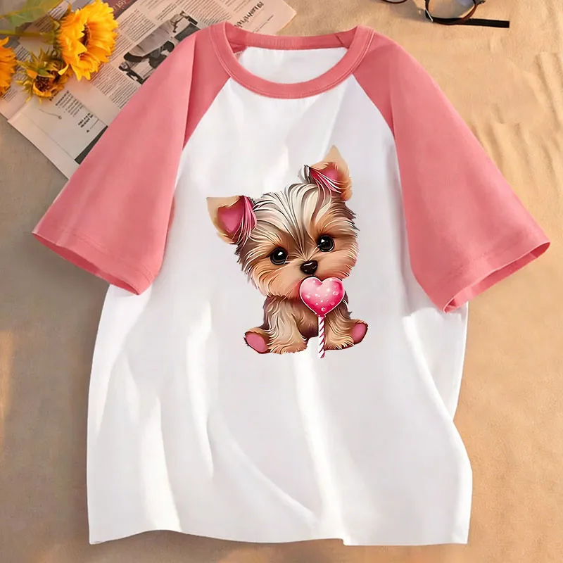 Cartoon Niedliche Katzen-Grafik Kinder T-Shirts Sommer Kurzarm-Shirts Tier-Motiv Jungen Mädchen Kleidung Kawaii Kätzchen Tops Y2K Kinder T-Shirt