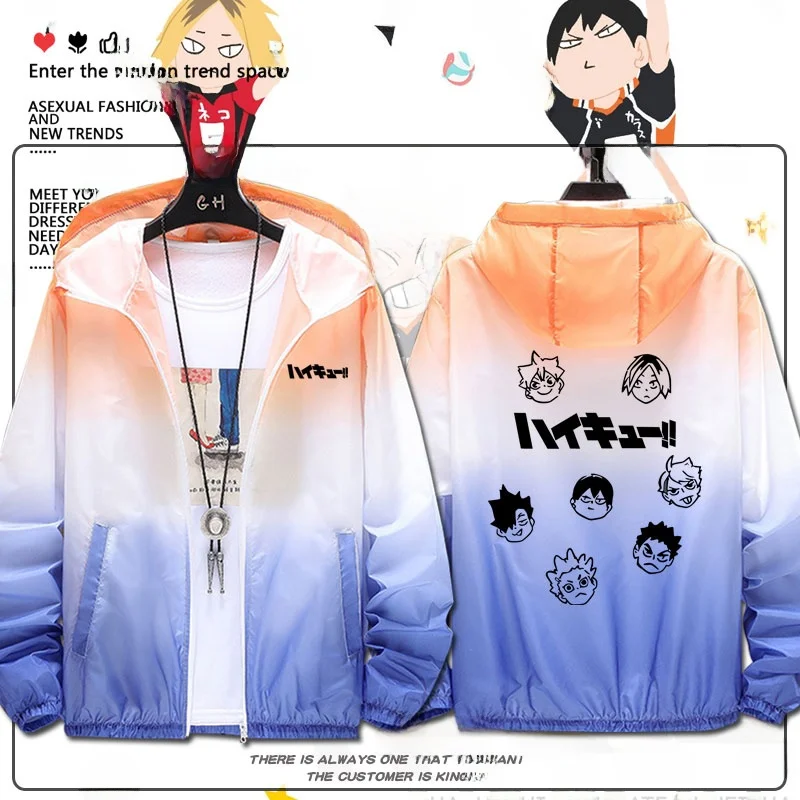 

Ultra-Thin Loose Fit Sun-Protective Jaet Youth Summer Volleyball Boyhood Print Wearable Stand Tailoring Breathable