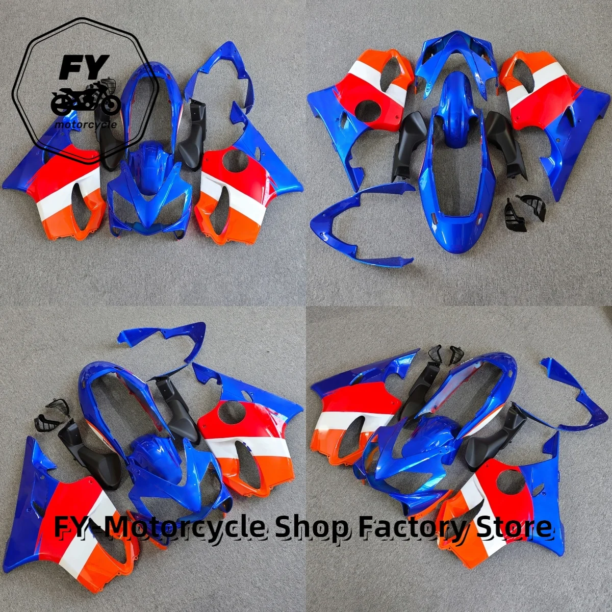 Motorcycle Full Fairing Complete Body Shell ABS Plastic Replacement Parts Fit Honda CBR600 CBR600F F4I 04 05 06 07 Aftermarket F