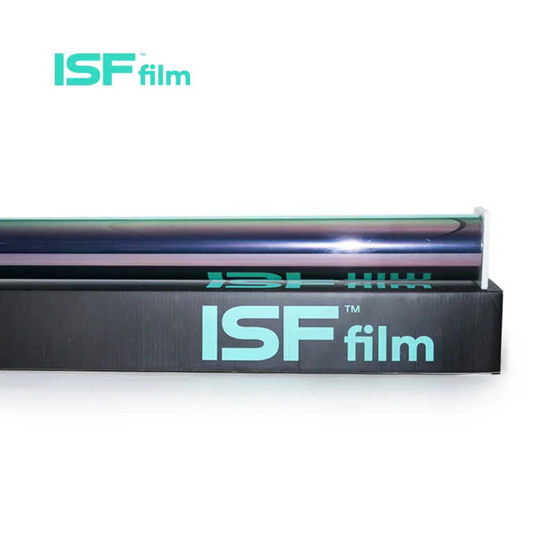 ISF 75% VLT 99% UVR Nano Keramische Hoge Kwaliteit Auto Kameleon Glasfolie met UV Proof Glare Reductie Zon Controle Voorruit Film