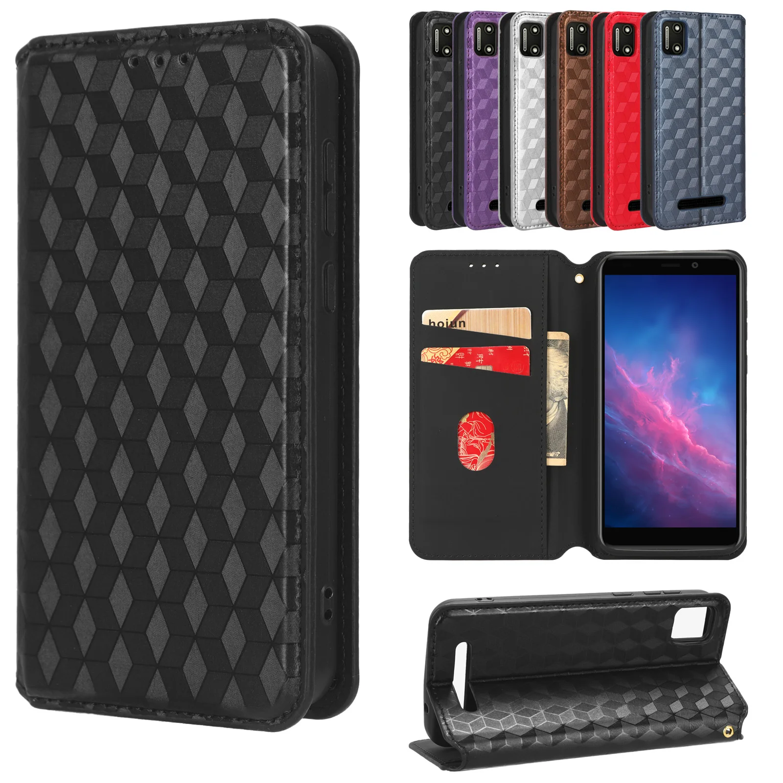 Wallet Cover For Cloud Mobile Stratus C7 Magnetic Card Flip Leather Stand Phone Protective Case For Cloud Mobile Stratus C7 Case