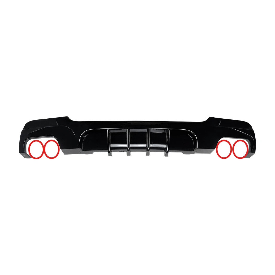 Achterbumperlip voor BMW 3 Serie Coupé E92 E93 2006-2013 voor M Sport MP Style Diffuser Splitters Spoiler Bodykit Exterieur