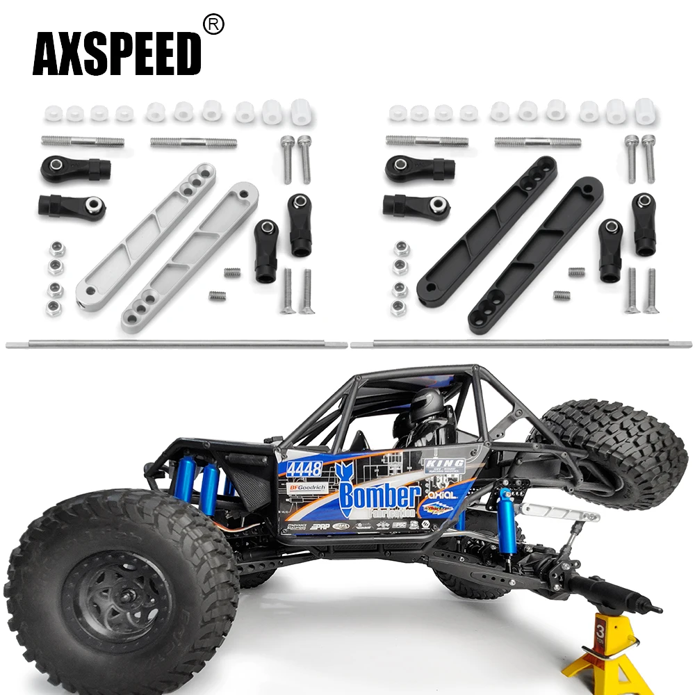 AXSPEED Aluminum Anti-Tilt Rod for Axial Wraith RR10 90048 90053 yeti 90025 90026 90050 1/10 RC Car Truck Model Upgrade Parts