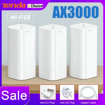 Tenda 무선 Wi-Fi6 메시 와이파이 라우터, AX3000, WiFi6 메시 시스템, EX/MX12, 최대 7000 sq.ft 와이파이 범위 확장기, 와이파이 6 메쉬  Best5