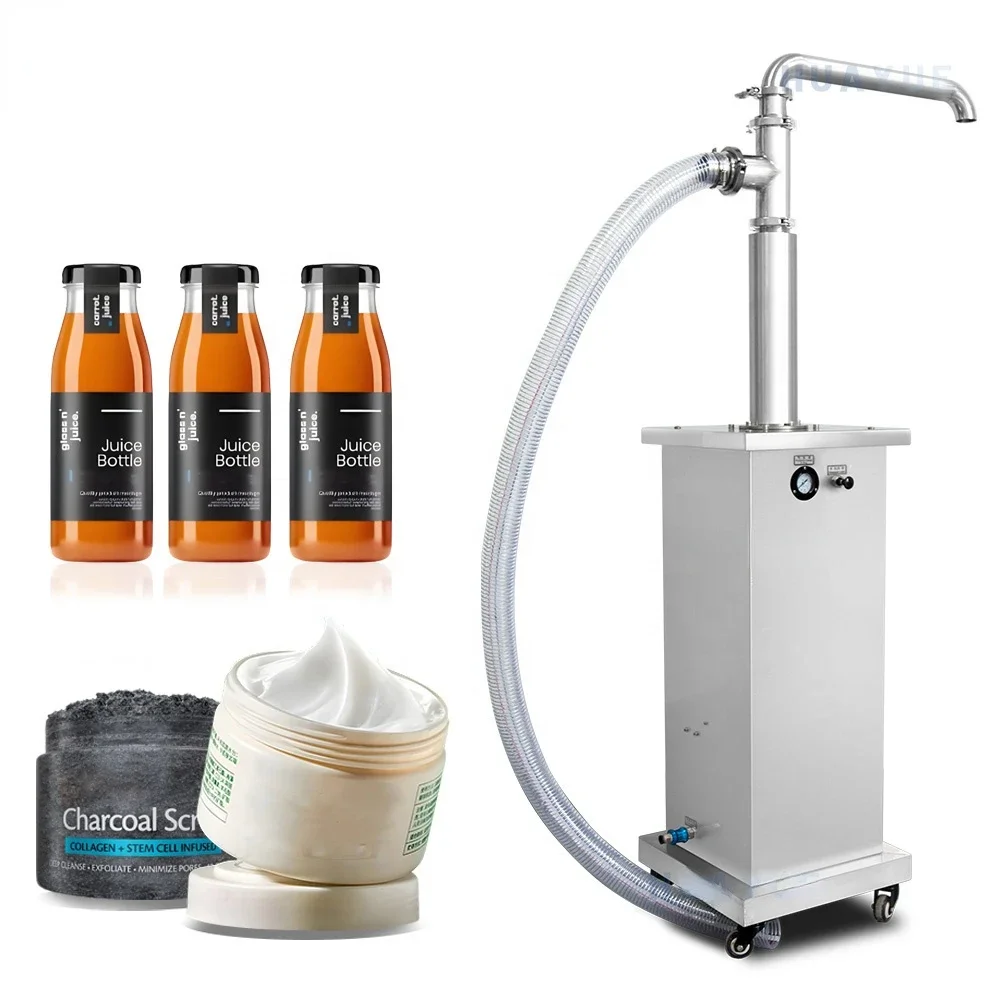 

Pneumatic Vertical Cosmetic Cream Food Liquid Feeding Pump Suction Machine Transfer Pump Suction Machinery