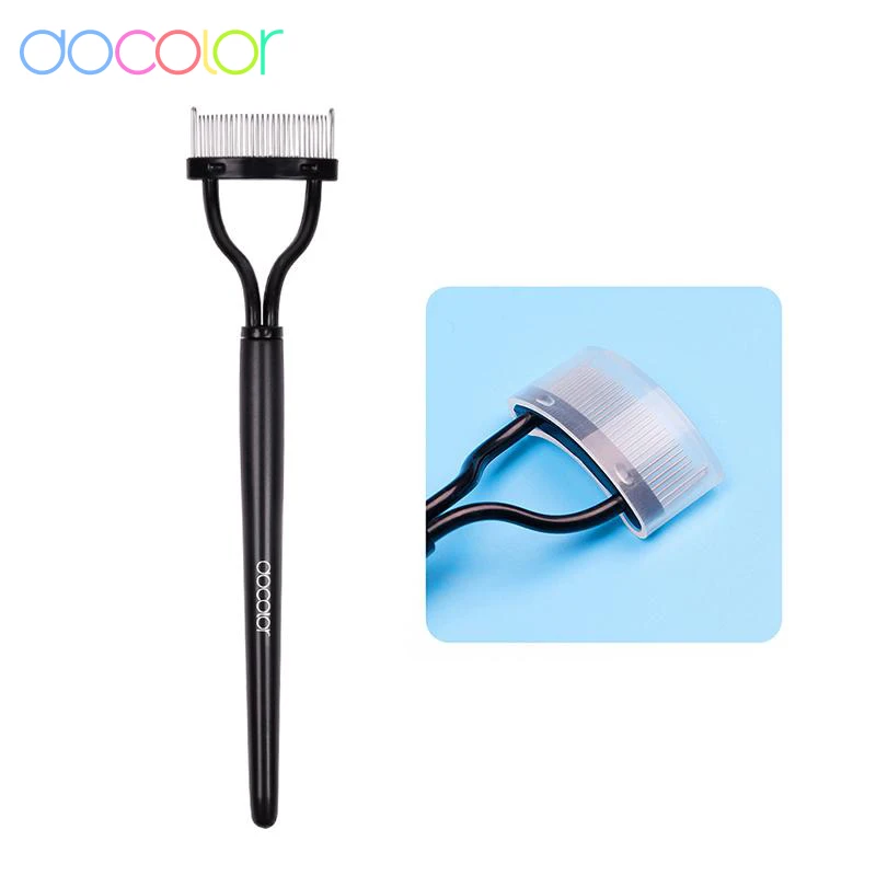 

Docolor Eyelash Comb Curler Makeup Lash Separator Mascara Applicator Beauty Cosmetic Tool Eyewrinkles Metal Curl Accessories