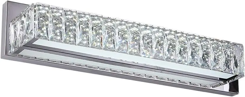 

Crystal Vanity Lights, Bathroom Vanity Lighting Fixtures Over Mirror, Led Modern Wall Lights Fixtures Made For Stainl Steel
