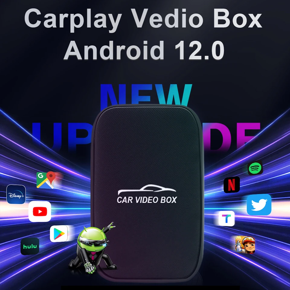 CarAiBOX CarPlay Car Ai Box Android 12.0 Wireless CarPlay Android