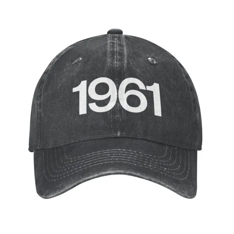 

Personalized Cotton Born In 1961 Vintage Birthday Gift Baseball Cap Men Women Breathable Dad Hat Outdoor