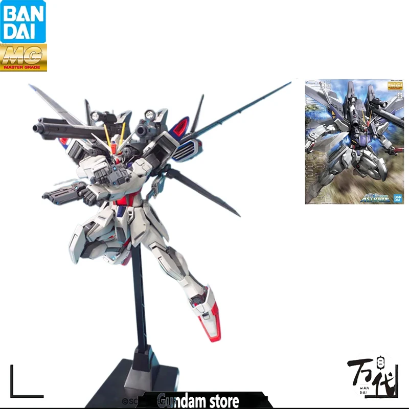 

BANDAI ORIGINAL ANIME GENUINE GUNDAM MG 1/100 GAT-X105E STRIKE GUNDAM E-TYPE IWSP MODEL TOYS ACTION FIGURE GIFTS COLLECTIBLE