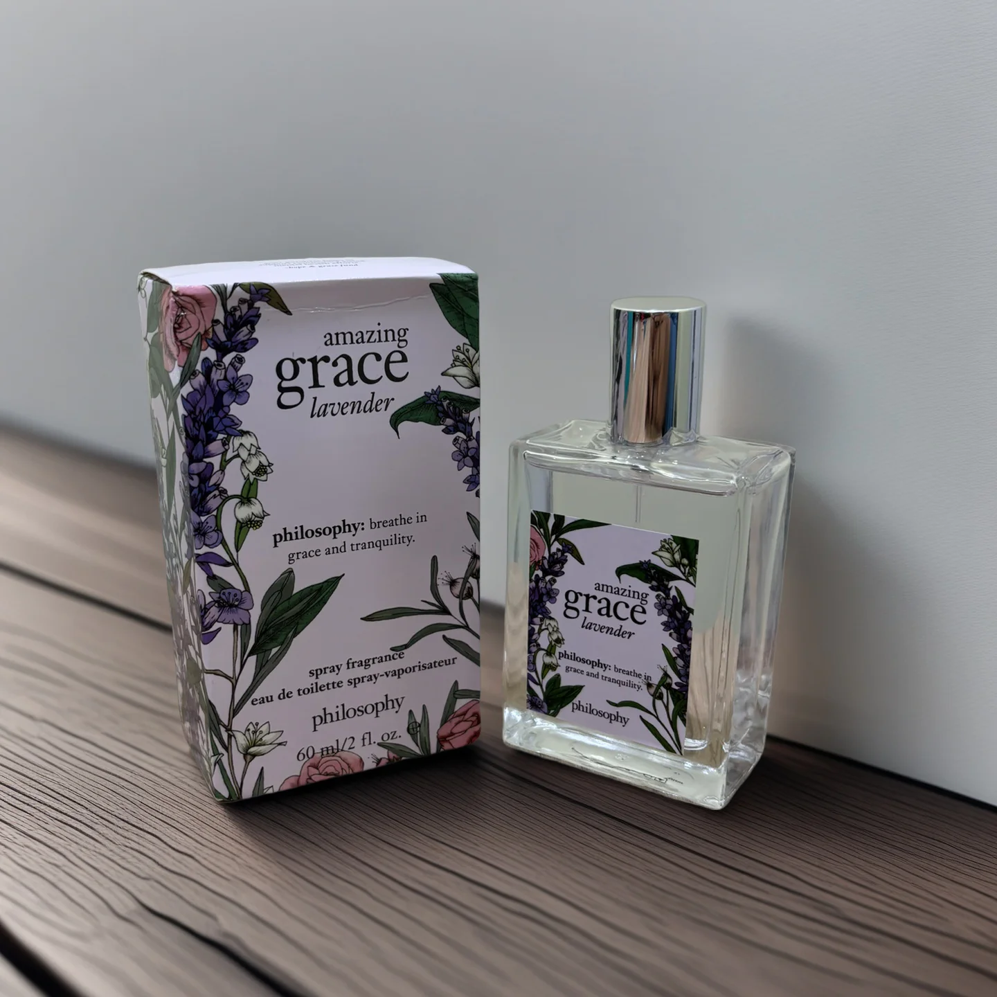 فلسفة مذهلة غريس لافندر أو دو تواليت للنساء عطر ساحر دقيق مع ملاحظات مسك لافندر بيري
